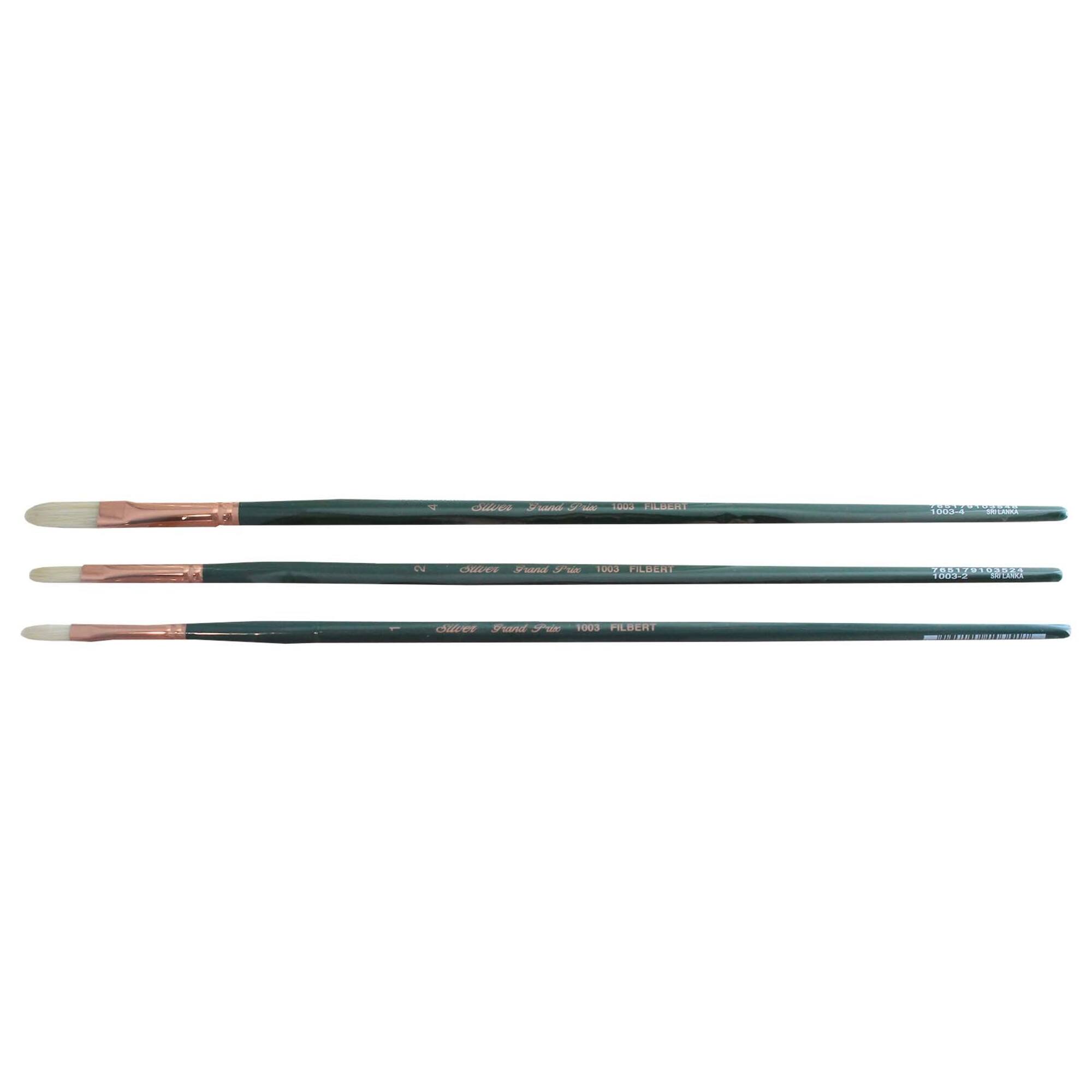 Silver Brush Limited Grand Prix® Small Filberts Brush Set